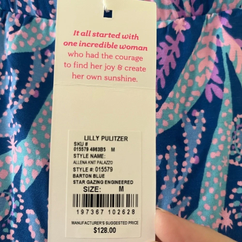 NWT Lilly Pulitzer Palazzo Pants, Medium - Picture 2 of 3
